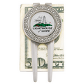 Medallion Repair Tool & Money Clip w/ Magnetic Removable Ball Marker